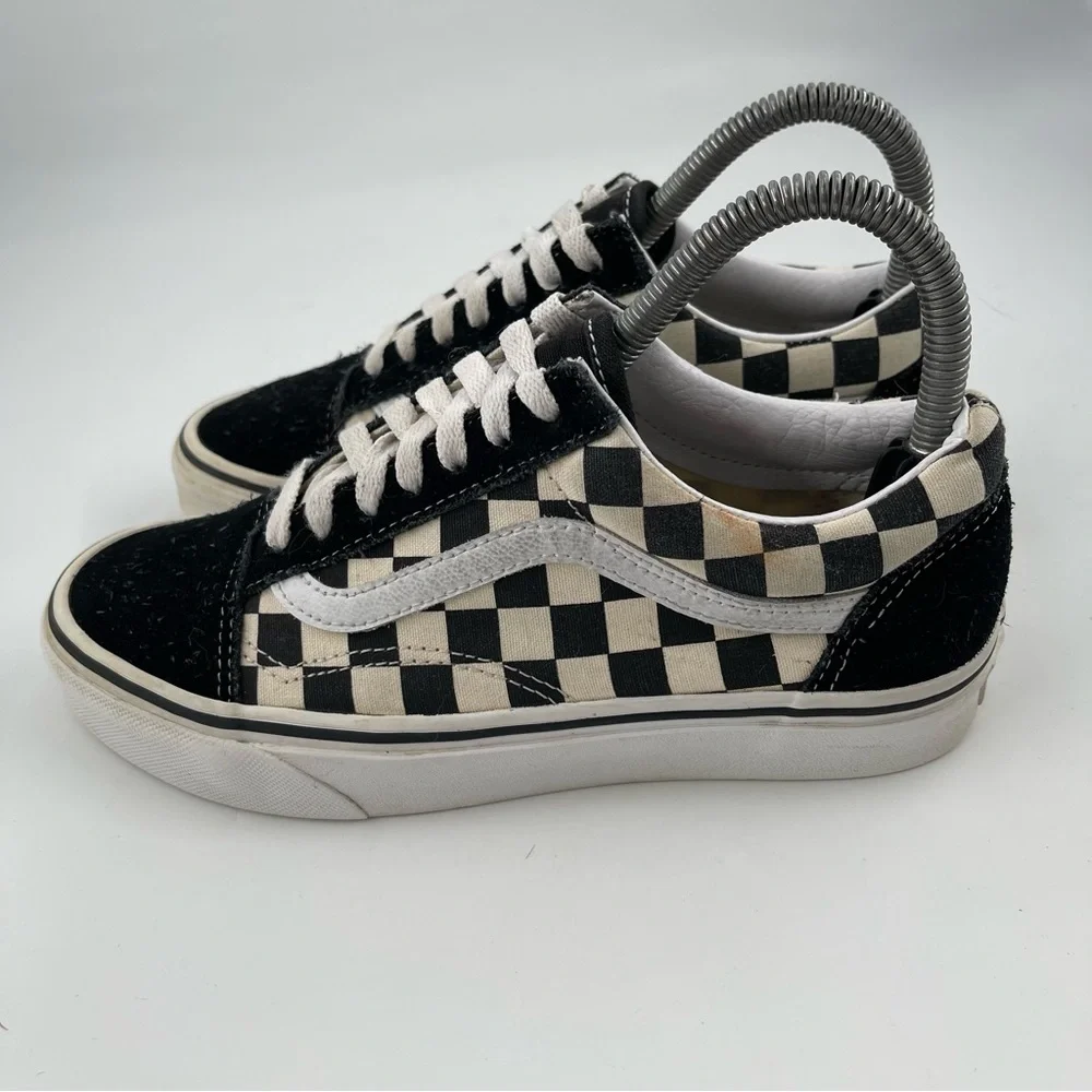 👞Vans Unisex Adults Era Black White Checkerboard Skateboarding Shoe-M/4.5 | W/6
